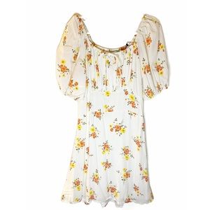 Faithfull the Brand NWT Pippa Mini Dress Floral Women's 10